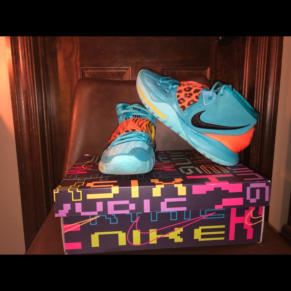 Kyrie 6 - Oracle Aqua/ Black-opti Yellow